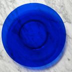 4x Dinerbord Donkerblauw Glas thumbnail 4