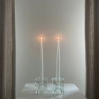 Vintage Glass Candle Holders – Set Of 2 By Rudolf Jurnikl thumbnail 5