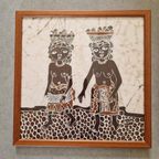 Set Van 2 Batik Schilderijen Schilderij thumbnail 2