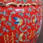 Prachtige Chinese Cachepot Op Voet thumbnail 7
