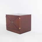 Vintage Unique Bar Cabinet With Brass Markings thumbnail 5