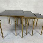 Vintage Brass ‘Nesting Tables’ thumbnail 9