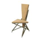 Unieke Design Stoel Kunstobject Handgemaakt Metaal Fluweel thumbnail 8