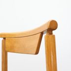 Set Van 4 Eetkamerstoelen Nieuwe Stoffering thumbnail 13