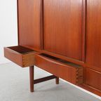 Ew Bach Teak Highboard, Jaren 60 thumbnail 9