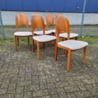 Set Van 6 Eetkamerstoelen - Ole Wanscher Voor Pj Denmark thumbnail 5