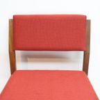 Set Van 4 Vintage Stoelen Pastoe Sa07 Rood thumbnail 9