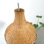 Rotan Hanglamp Met Chromen Houder thumbnail 5