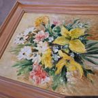 Vintage Schilderij Olieverf Op Doek thumbnail 5