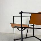 Vintage Pastoe Fm60 Fauteuil Cognac Tuigleer thumbnail 9