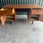 Vintage Teak Bureau Jaren 60 70 thumbnail 4