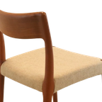 Set 4 Deense Vintage Eetkamerstoelen Stoelen thumbnail 11