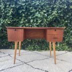 Vintage Retro Teak Bureau Jaren 60 thumbnail 2