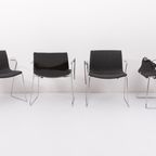 Set Of 4 ‘Catifa’ Chairs / Eetkamerstoelen By Lievore Altherr Molina For Arper thumbnail 4