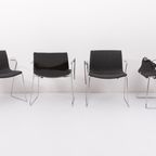 Set Of 4 ‘catifa’ Chairs / Eetkamerstoelen By Lievore Altherr Molina For Arper thumbnail 4