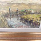 V. Verschelden - Landschap Schilderij thumbnail 7