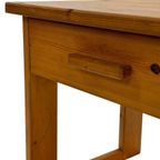 Vintage Pinewood Grenen Nachtkastje Compact Design thumbnail 14