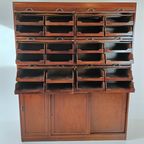 Engelse Vitrinekast Van Mahoniehout, Circa 1910 thumbnail 4