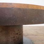 Brutalist Wooden Trunk Coffee Table thumbnail 5