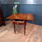 Antieke Engelse Pembroketable, Sidetable thumbnail 2