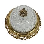 Massive - Hollywood Regency Stijl - Messing - Glas - 3e Kwart 20e Eeuw thumbnail 6