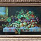 Moreau. Schilderij "Stilleven Met Fruit". thumbnail 2