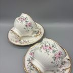 Elizabethan Set Dames & Heren Kop En Schotels Pastel thumbnail 9