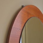 Vintage Ronde Spiegel Teak Teakfineer thumbnail 2