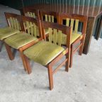 Brutalist Eetkamerset In Wengé Stijl Ado Chale thumbnail 24
