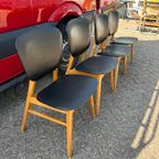 Set Van 4 Vintage Stoelen thumbnail 4