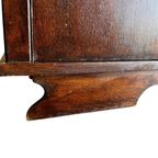Vintage Dressoir / Retro Lange Extra Diepe Kast Donker Hout thumbnail 5