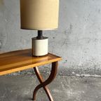 X-Shaped Leg Side Table thumbnail 3