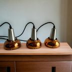 Set Van 3 Vintage Hanglampen 'Lakro Amstelveen' thumbnail 9