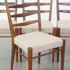 Set Van 4 Vintage Teakhouten Pastoe, Cees Braakman Jaren ’60 Design Eetkamerstoelen thumbnail 11