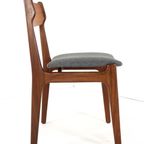 Set 4 Findahl Vintage Eetkamerstoelen Stoelen Gestoffeerd Deens thumbnail 2