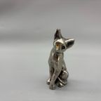 Zilveren Miniatuur Kat thumbnail 6