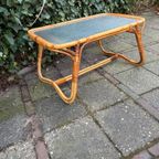 Rotan Bamboe Vintage Salontafel Wolkglas thumbnail 4