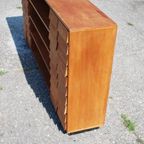 Vintage Houten Schoolkast Ladekast Jaren '60 thumbnail 9