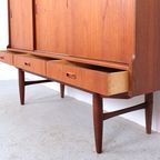Deens Design Teak Highboard 3 Deurs, 1960S thumbnail 3