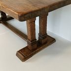 Antieke Massieve Kloostertafel thumbnail 6