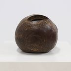 Large Studio Ceramic Free Form Pebble Stone Vase By Jaan Mobach 1967 thumbnail 7