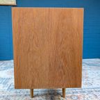 Vintage Eiken Lowboard, Jaren '60, Deens Design thumbnail 6