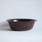Ribbed Bakelite Bowl By Btki Gent, Belgium 1930S thumbnail 4
