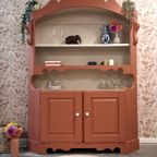 Vintage Retro Buffetkast Zachte Terracotta Kleur thumbnail 3