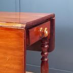 Antieke Engelse Pembroketable, Sidetable thumbnail 15