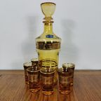 Vintage Shotjes Set, Karaf Met 6 Borrelglaasjes thumbnail 2