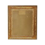 Grote Oude Foto Portret Oude Man Gouden Lijst Hars Brugge 1921 thumbnail 4