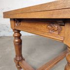 Uitschuifbare Eikenhouten Tafel thumbnail 3