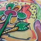 Abstracte Kleurrijke Schilderijen Van Rotterdamse Kunstenares Zippora Mijer (52,5x42,5cm) (per Stuk) thumbnail 5