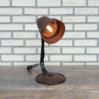 Vintage Bureaulamp Bruin thumbnail 3